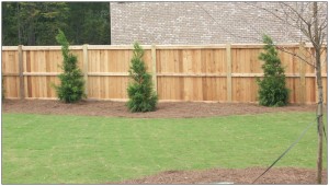 Custom Cedar Fence by Natural Enclosures