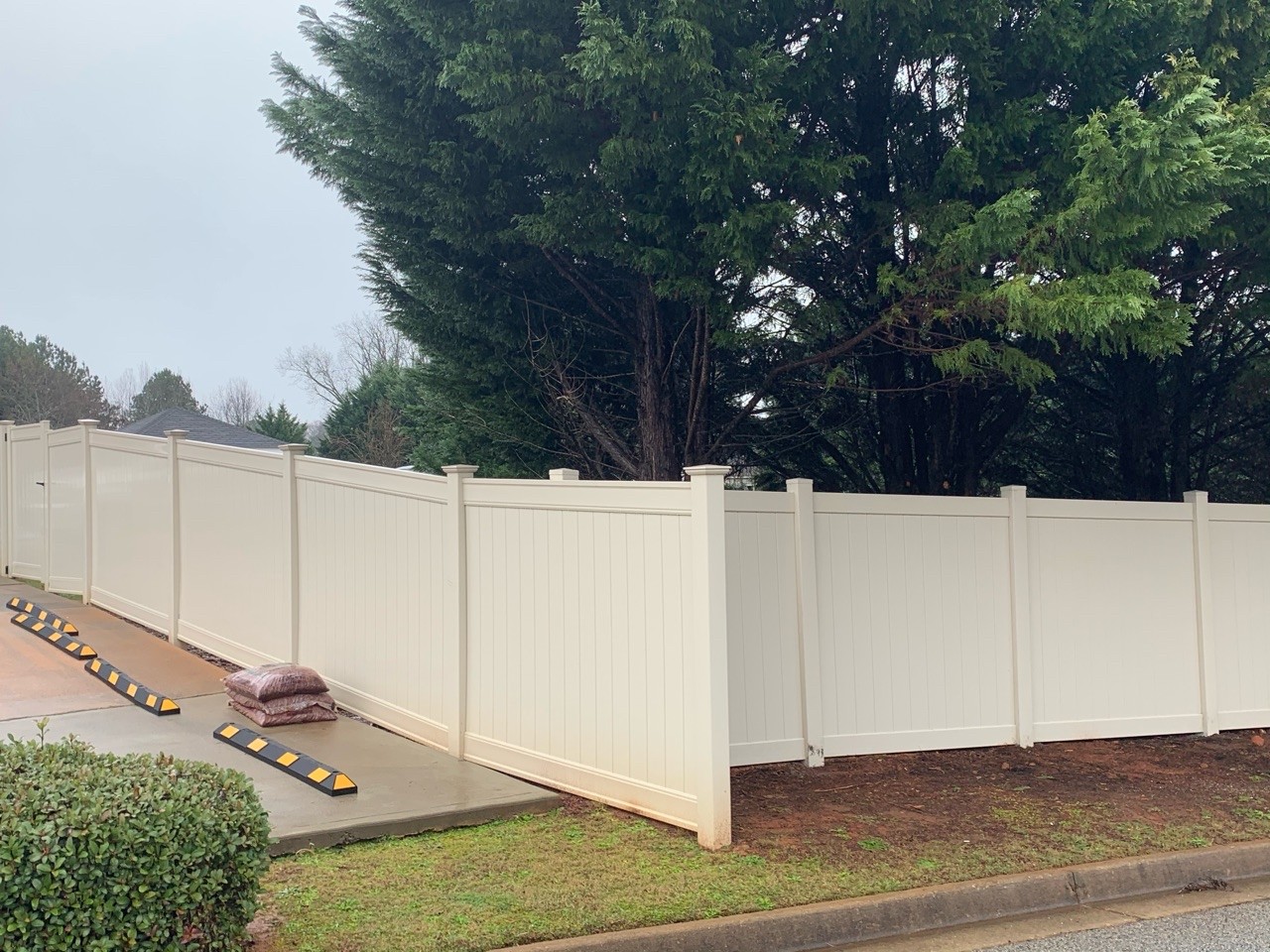 6' Tall PVC Fence Natural Enclosures